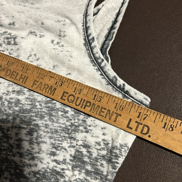 Vintage True Religion Y2K distressed burnt out, metallic tank muscle top - Picture 7 of 10